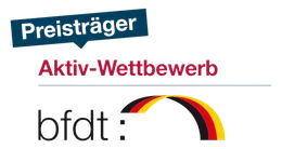 Preisträger-Logo „Bündnis für Demokratie und Toleranz“
